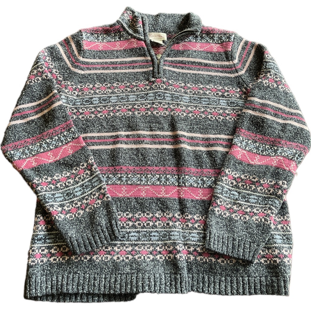Northern Reflection vintage knit long sleeve sweater size m